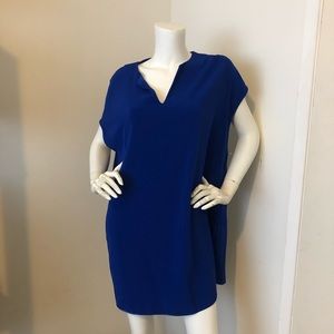 Diane Von Furstenberg royal blue loose fit dress